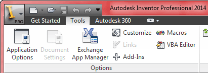 Macro menu
